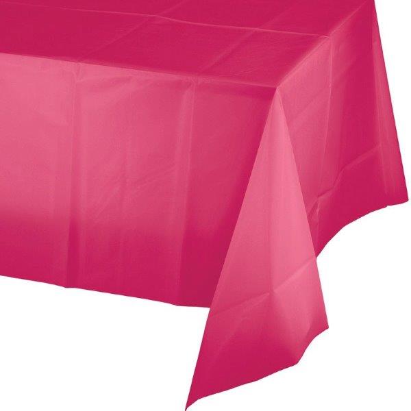 Plastic Tablecloth - Fuchsia Creative Converting
