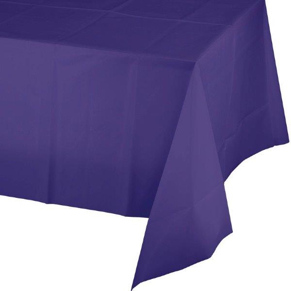 Plastic Tablecloth - Purple Creative Converting