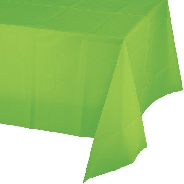 Plastic Tablecloth - Lime Green Creative Converting