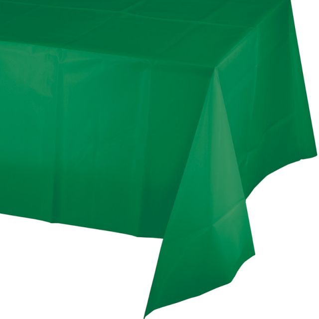 Plastic Tablecloth - Emerald Green Creative Converting