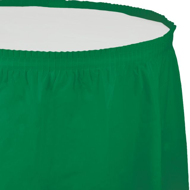 Table Skirt - Emerald Green Creative Converting