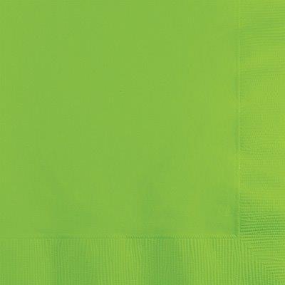 20 Cocktail Napkins - Lime Green Creative Converting