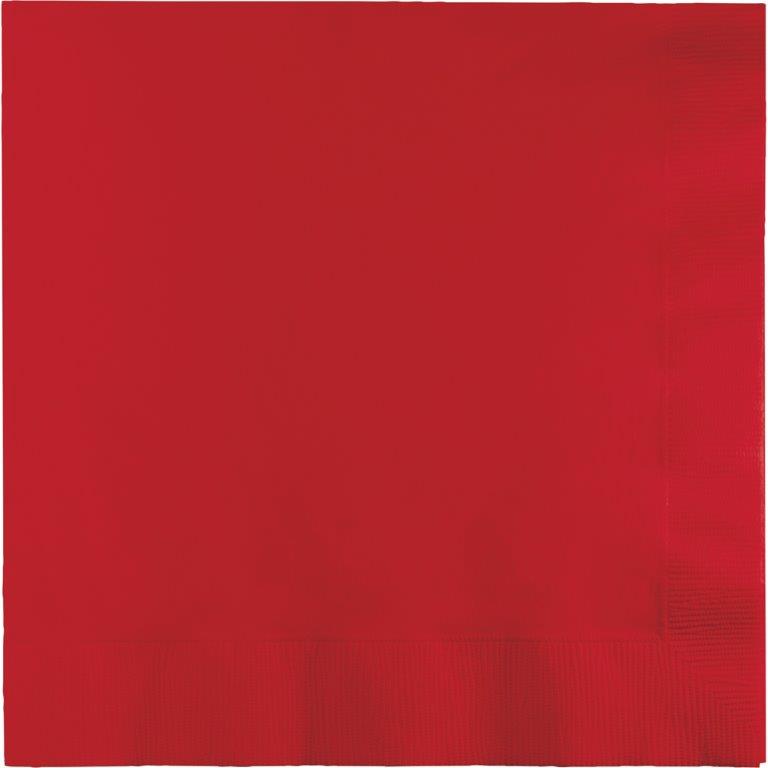 50 Guardanapos - Vermelho