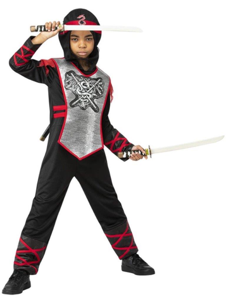 Dragon Ninja Costume - 10-12 Years Smiffys