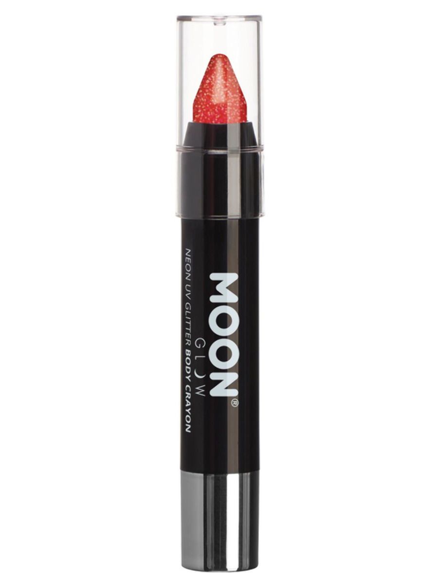 Neon UV Glitter Pencil - Red
