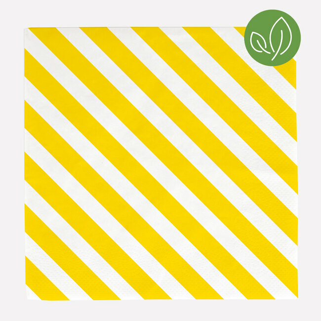 Stripes Napkins - Yellow My Little Day