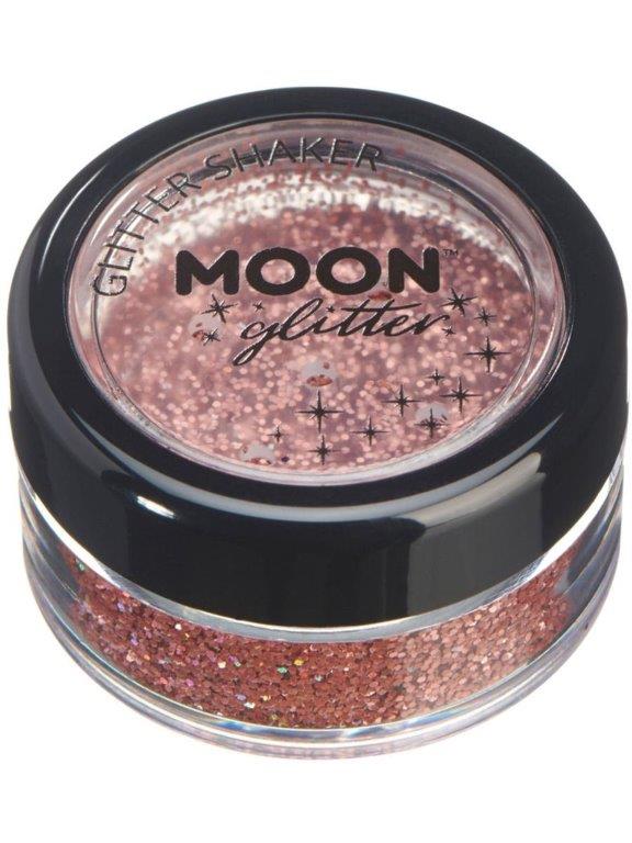 Boião Glitter em Pó Holográfico - Rose Gold Moon