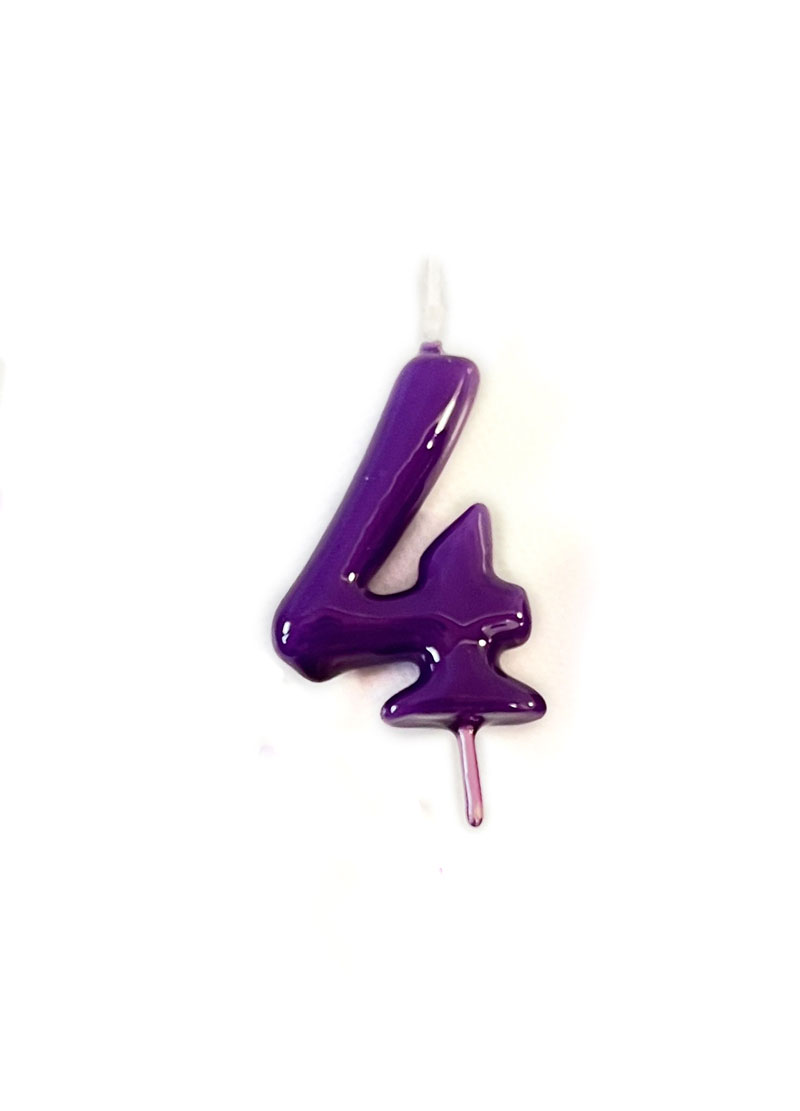 Candle 6cm nº4 - Purple VelasMasRoses
