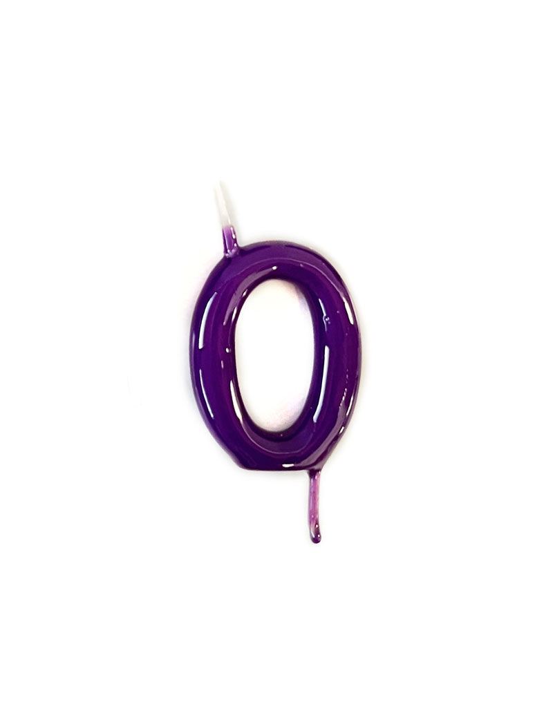 Candle 6cm nº0 - Purple