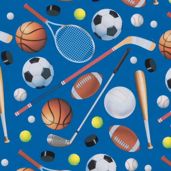 Sports Wrapping Paper Roll