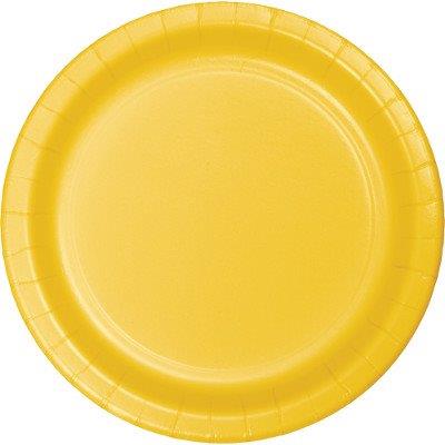 Small Cardboard Plates 18cm - Tan Yellow Creative Converting