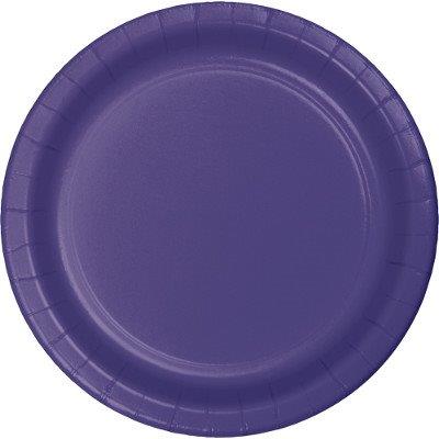 Small Cardboard Plates 18cm - Purple Creative Converting