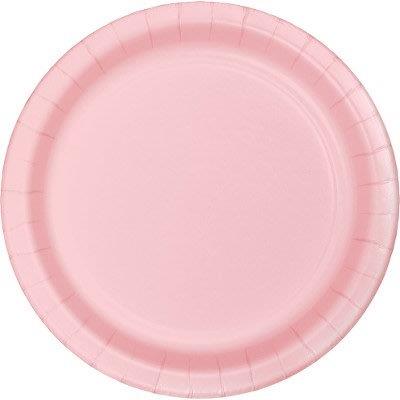 Small Cardboard Plates 18cm - Baby Pink Creative Converting