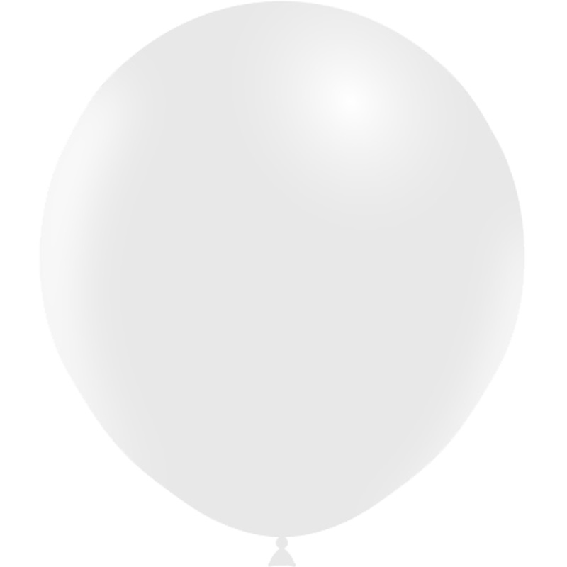 5 Balloons 45cm - White XiZ Party Supplies