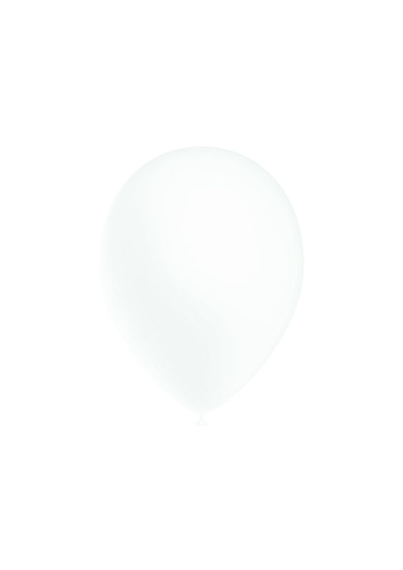 25 Balões 14cm Pastel - Transparente