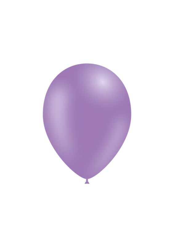 25 Balloons 14cm Pastel - Lilac