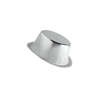 Metallic Top Hat - Silver