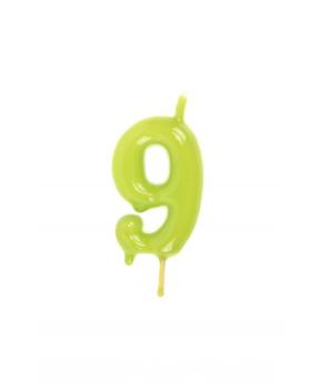 Candle 6cm nº9 - Lime Green