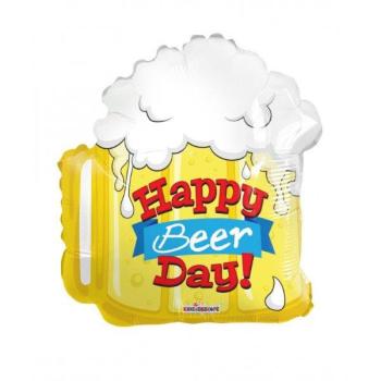 Globo Foil 18" Happy Beer Day