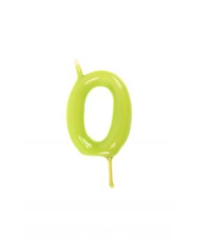 Candle 6cm nº0 - Lime Green