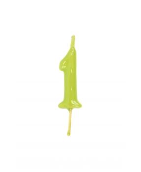 Candle 6cm nº1 - Lime Green