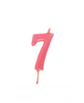 Candle 6cm nº7 - Pink VelasMasRoses
