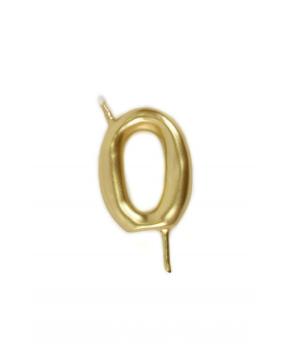 Candle 6cm nº0 - Gold