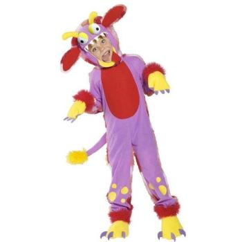 Little Purple Monster Costume - Size 3-4