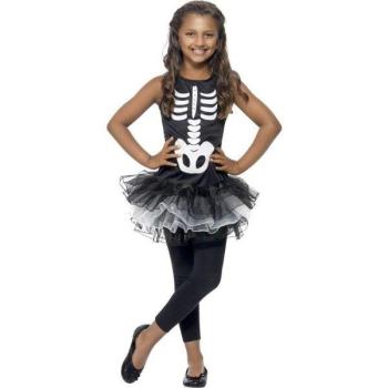Child Skeleton Tutu Costume - 4 to 6 Years