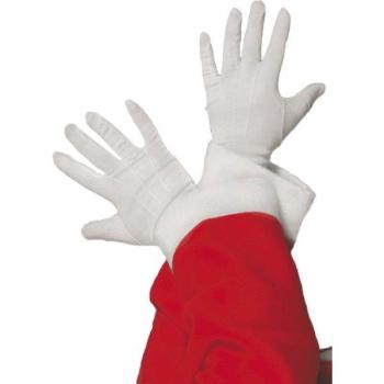Santa Claus Gloves - White
