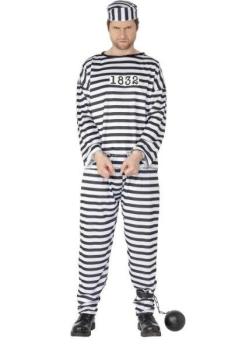 Prisoner Suit - Size M Smiffys