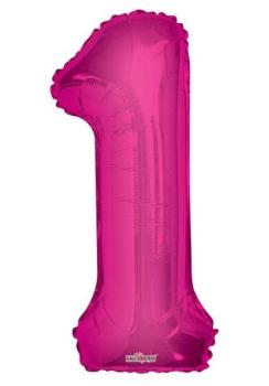 34" Foil Balloon nº 1 - Pink