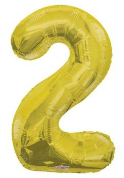 34" Foil Balloon nº 2 - Gold