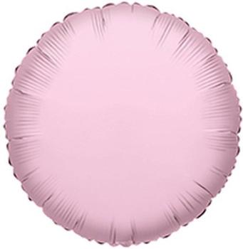 Balão Foil 18" Redondo - Rosa Bebé