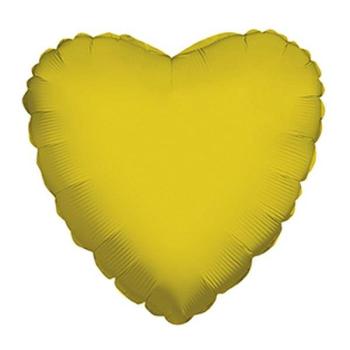 18" Heart Foil Balloon - Gold
