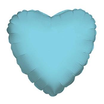 18" Heart Foil Balloon - Baby Blue