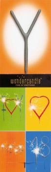 Sparkler 17cm Letra Y WonderCandle