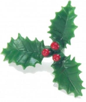 5 Holly Cake Decorations