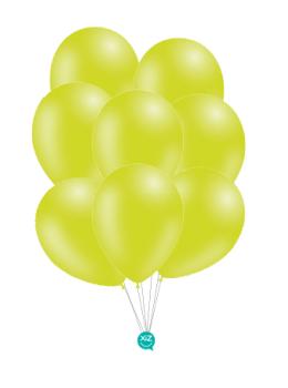 Saco de 100 Balões Pastel 25cm - Verde Lima