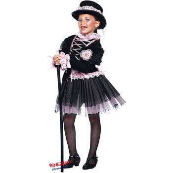 Lady Casino Carnival Costume - 7 to 10 Years old - 9 Years
