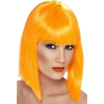 Peluca Glam - Naranja Smiffys