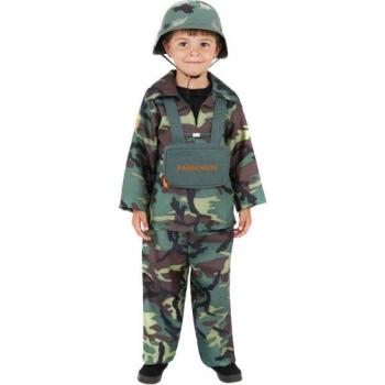 Army Military Suit - Size 7-9 Smiffys