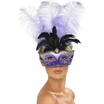 Venetian Mask With Feathers