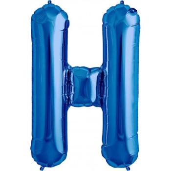 Balão Foil 34" Letra H - Azul
