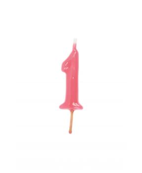 Candle 6cm nº1 - Pink VelasMasRoses