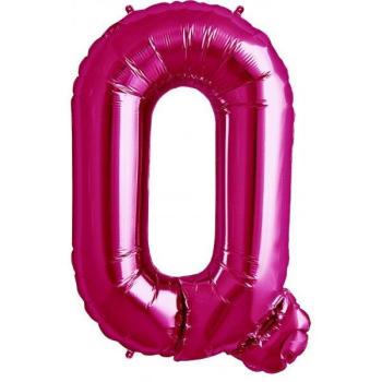 34" Letter Q Foil Balloon - Pink NorthStar