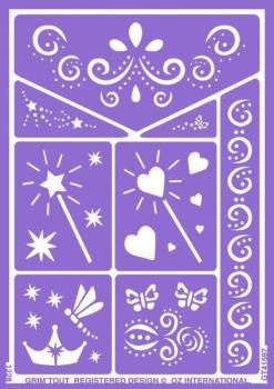 Stencil Sheet - Princesses