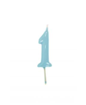 Candle 6cm nº1 - Sky Blue
