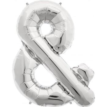 Symbol & Foil Balloon - Silver