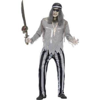 Ghost Pirate Man Costume - Size M
